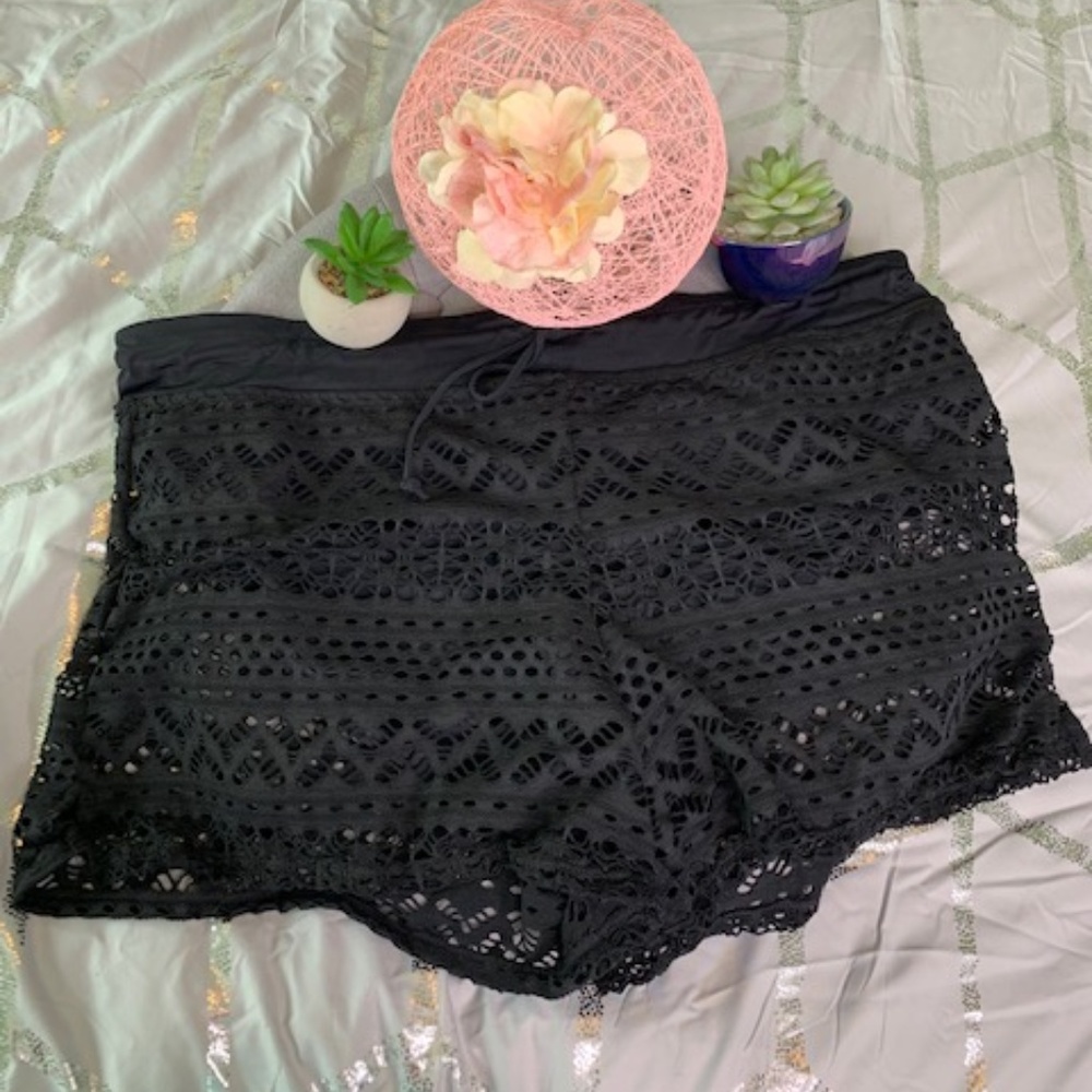 NWT Womens Side Split Waistband Swim Shorts XXL